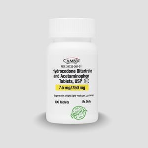 Hydrocodone 7.5/750mg